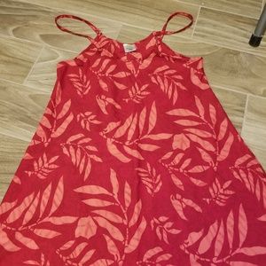 NWOT tropical print swin cover up